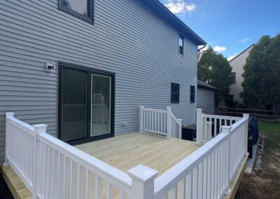 aa legacy construction deck build after 5