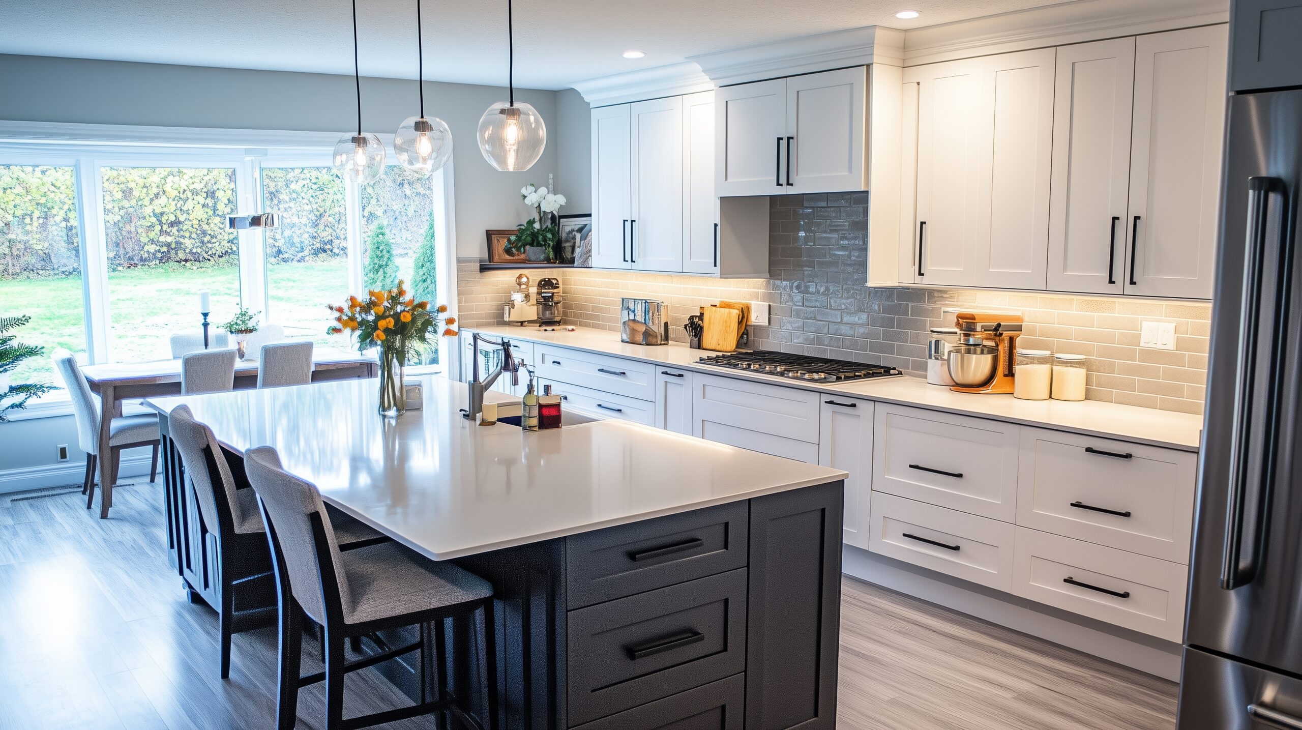 Kitchen remodel timeline showing renovation process stages